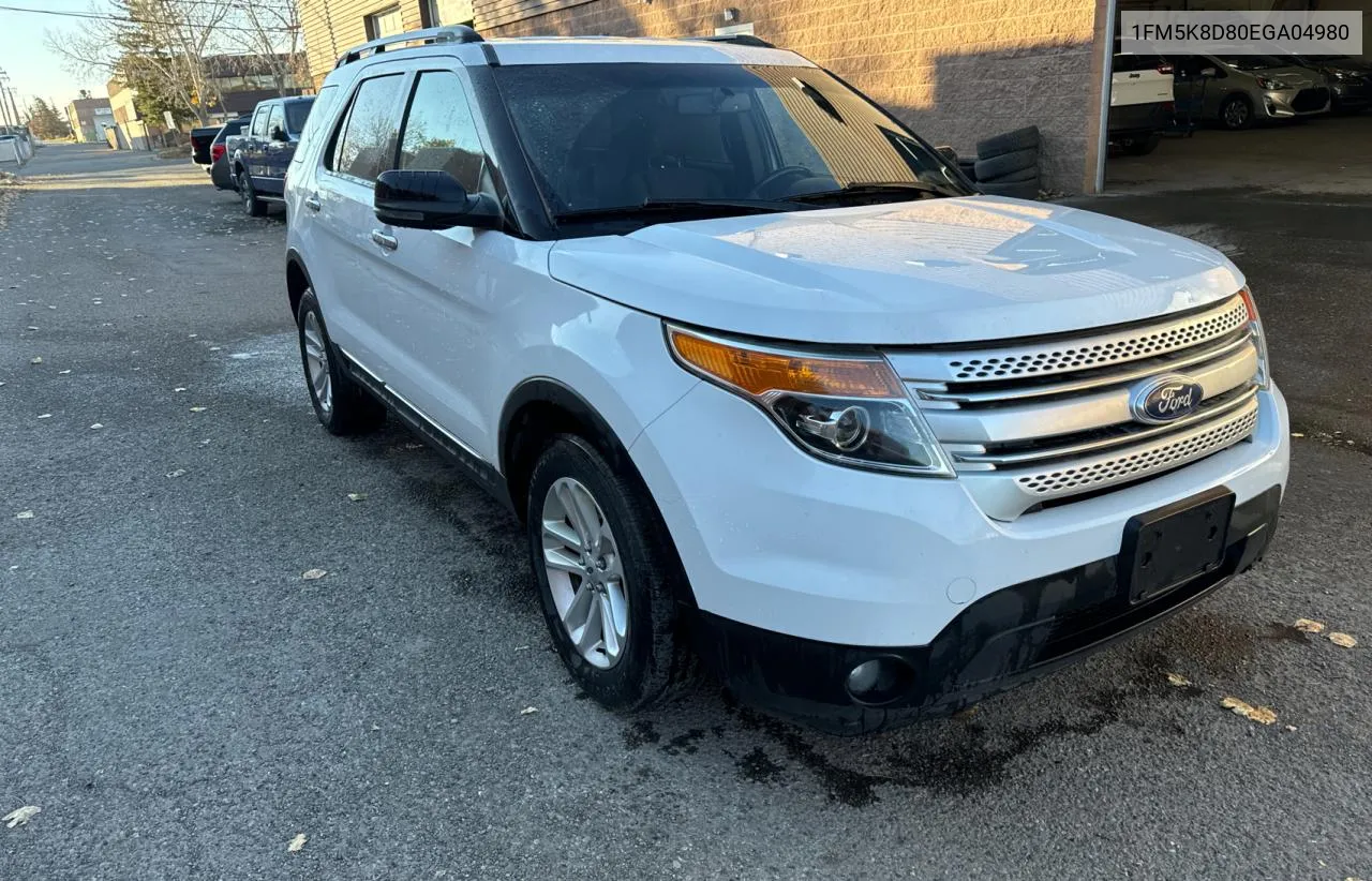 2014 Ford Explorer X VIN: 1FM5K8D80EGA04980 Lot: 77905934