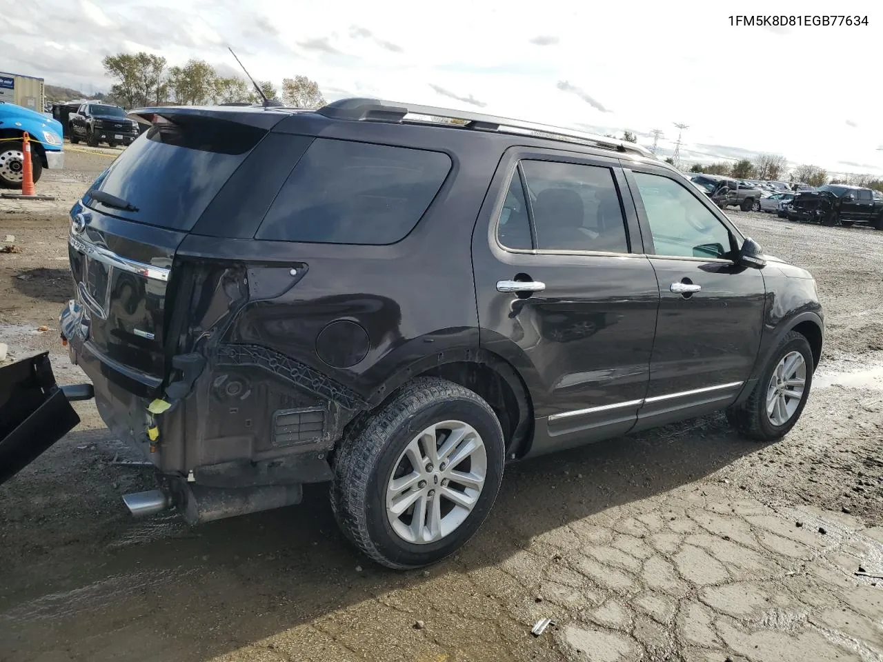 2014 Ford Explorer Xlt VIN: 1FM5K8D81EGB77634 Lot: 78265024