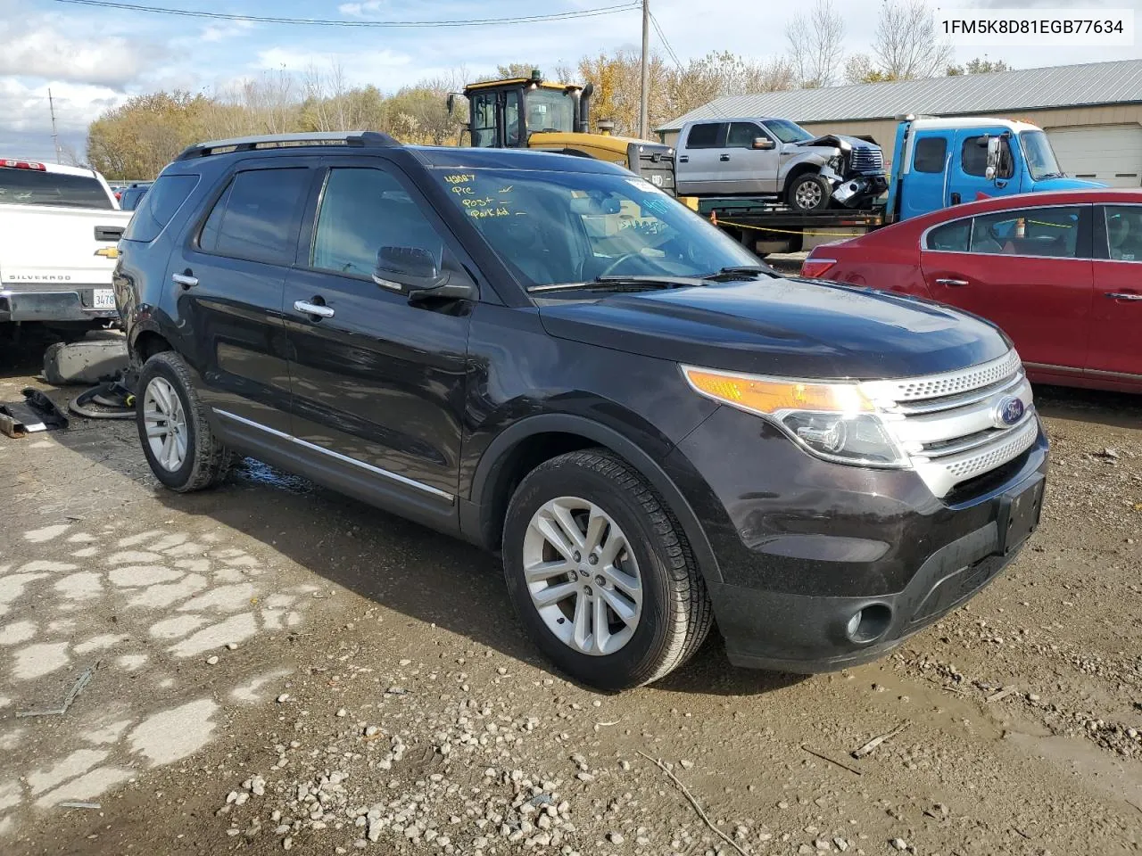 2014 Ford Explorer Xlt VIN: 1FM5K8D81EGB77634 Lot: 78265024