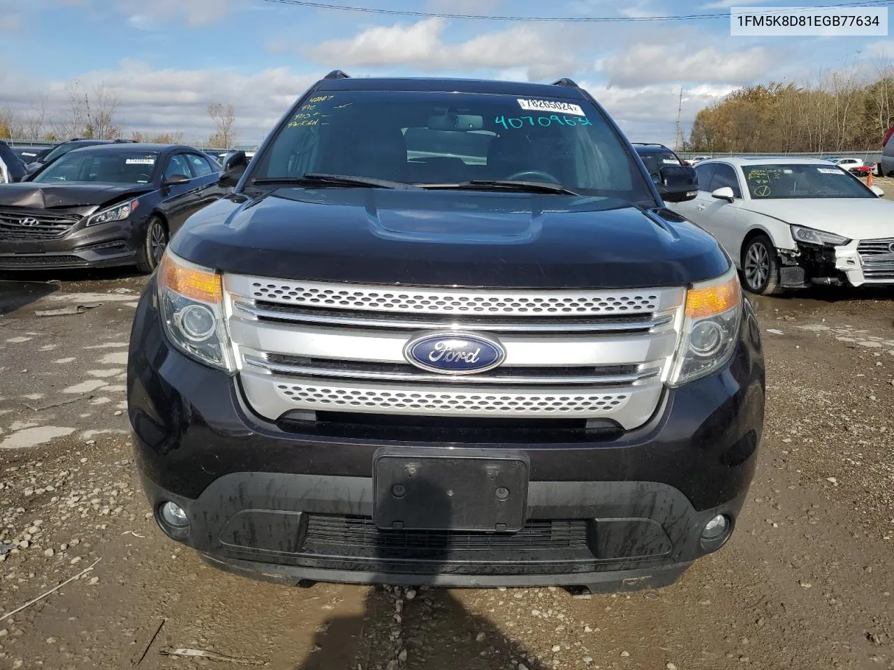 2014 Ford Explorer Xlt VIN: 1FM5K8D81EGB77634 Lot: 78265024