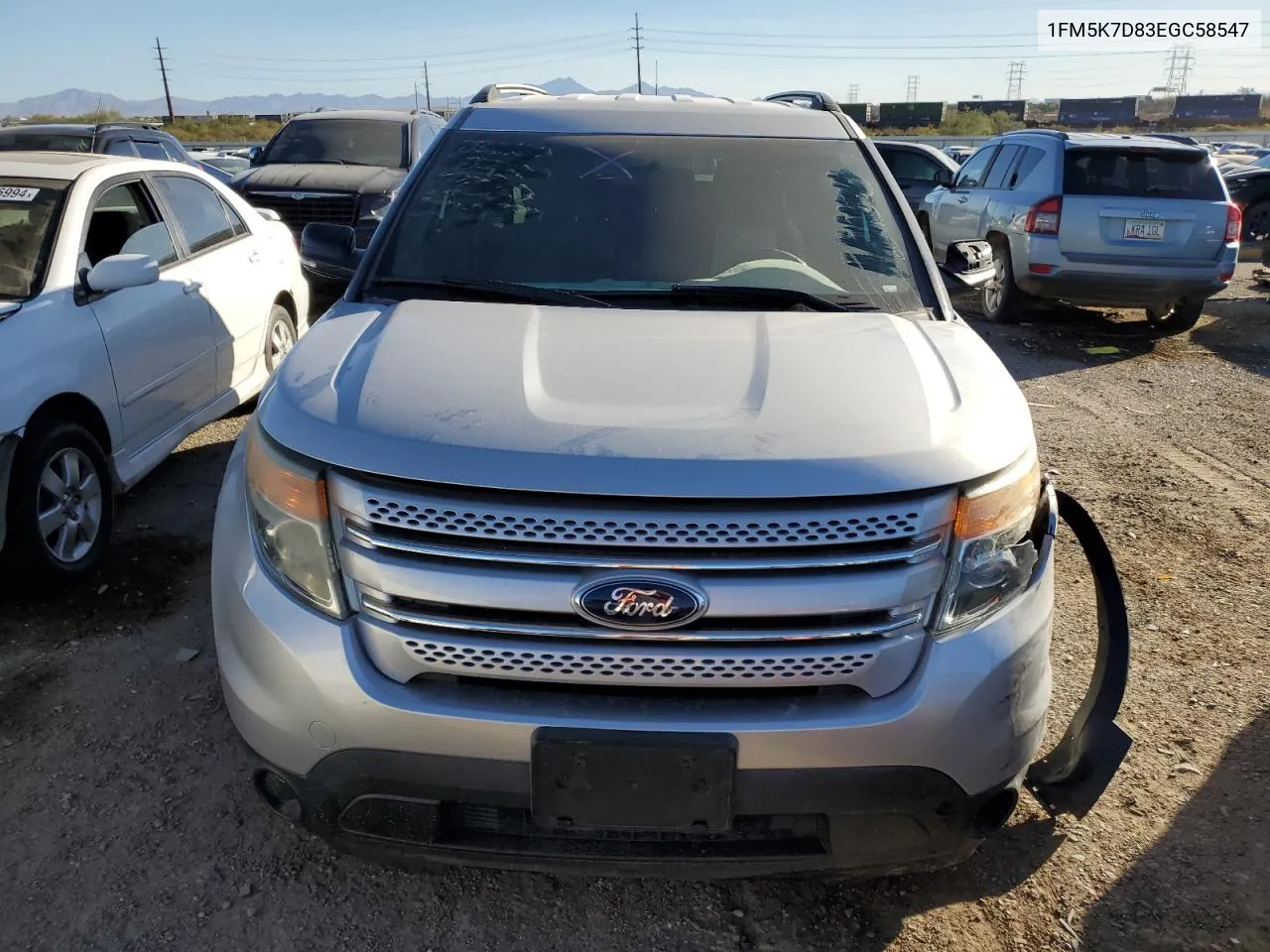 2014 Ford Explorer Xlt VIN: 1FM5K7D83EGC58547 Lot: 78548804