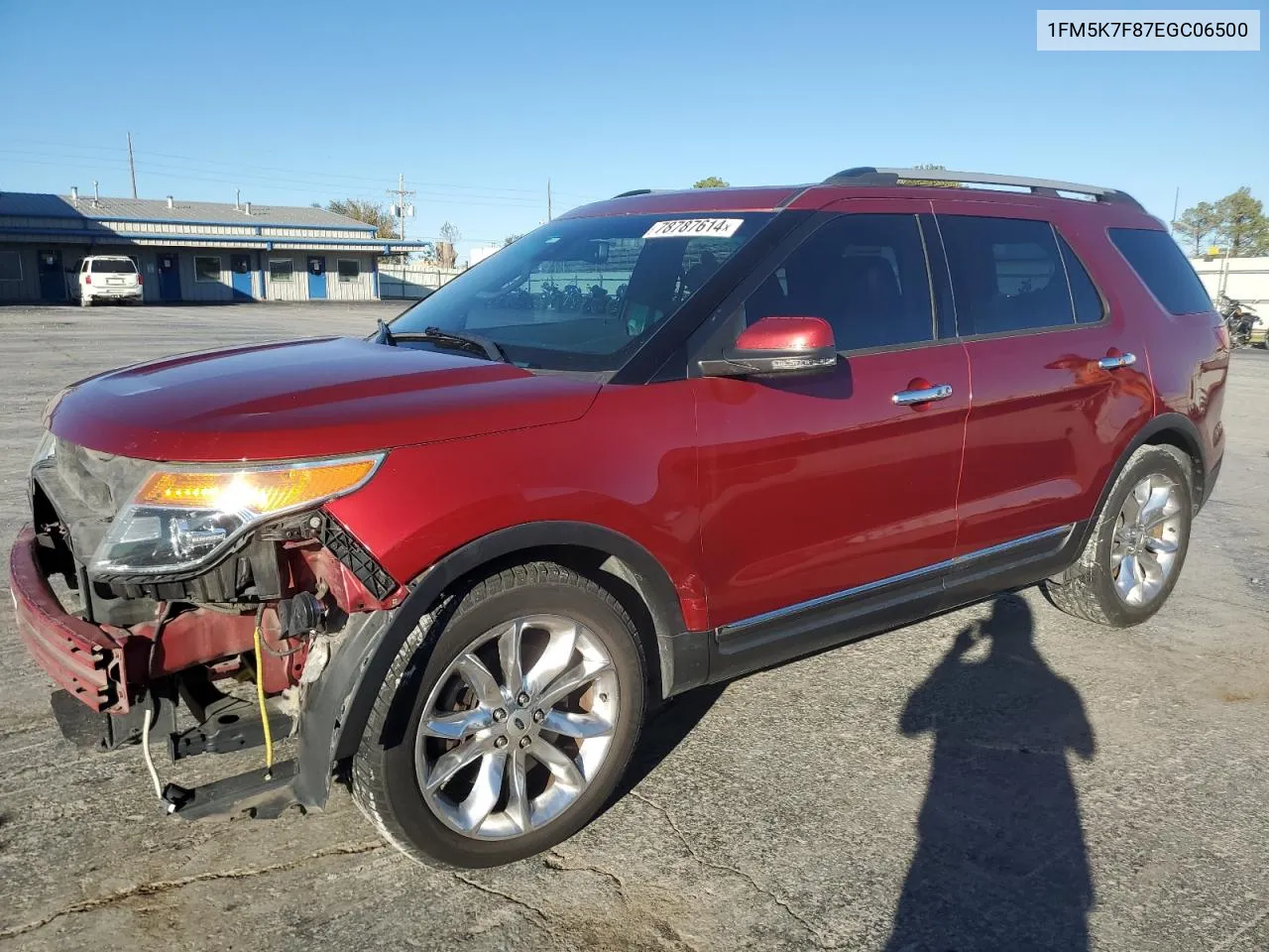 2014 Ford Explorer Limited VIN: 1FM5K7F87EGC06500 Lot: 78787614