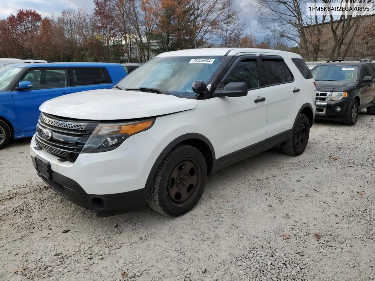 2014 Ford Explorer Police Interceptor VIN: 1FM5K8AR2EGA70895 Lot: 78909934