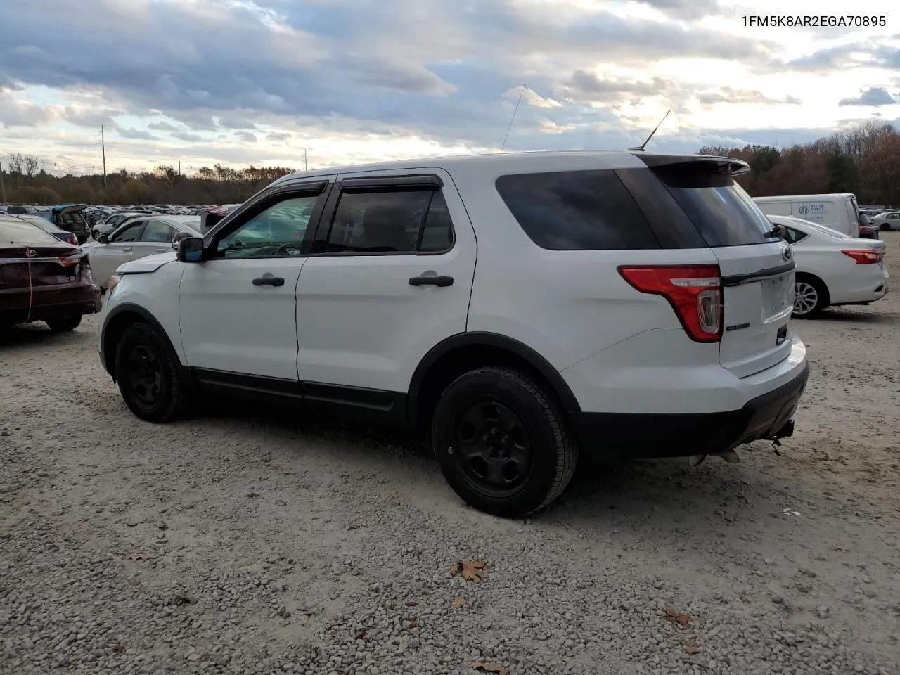 2014 Ford Explorer Police Interceptor VIN: 1FM5K8AR2EGA70895 Lot: 78909934