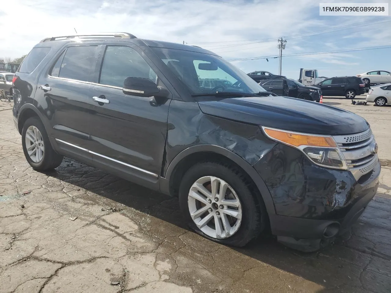 2014 Ford Explorer Xlt VIN: 1FM5K7D90EGB99238 Lot: 79044174