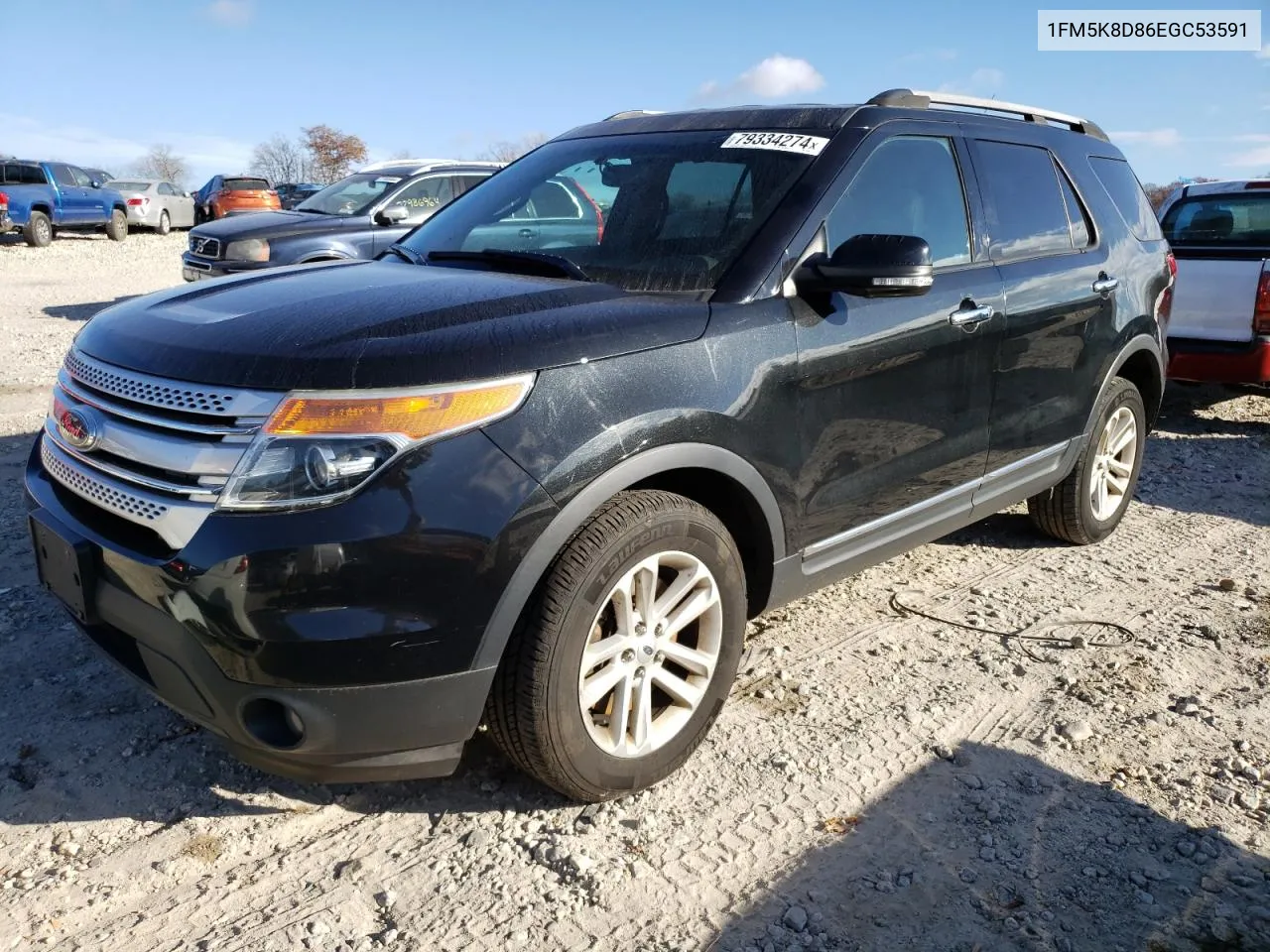 2014 Ford Explorer Xlt VIN: 1FM5K8D86EGC53591 Lot: 79334274