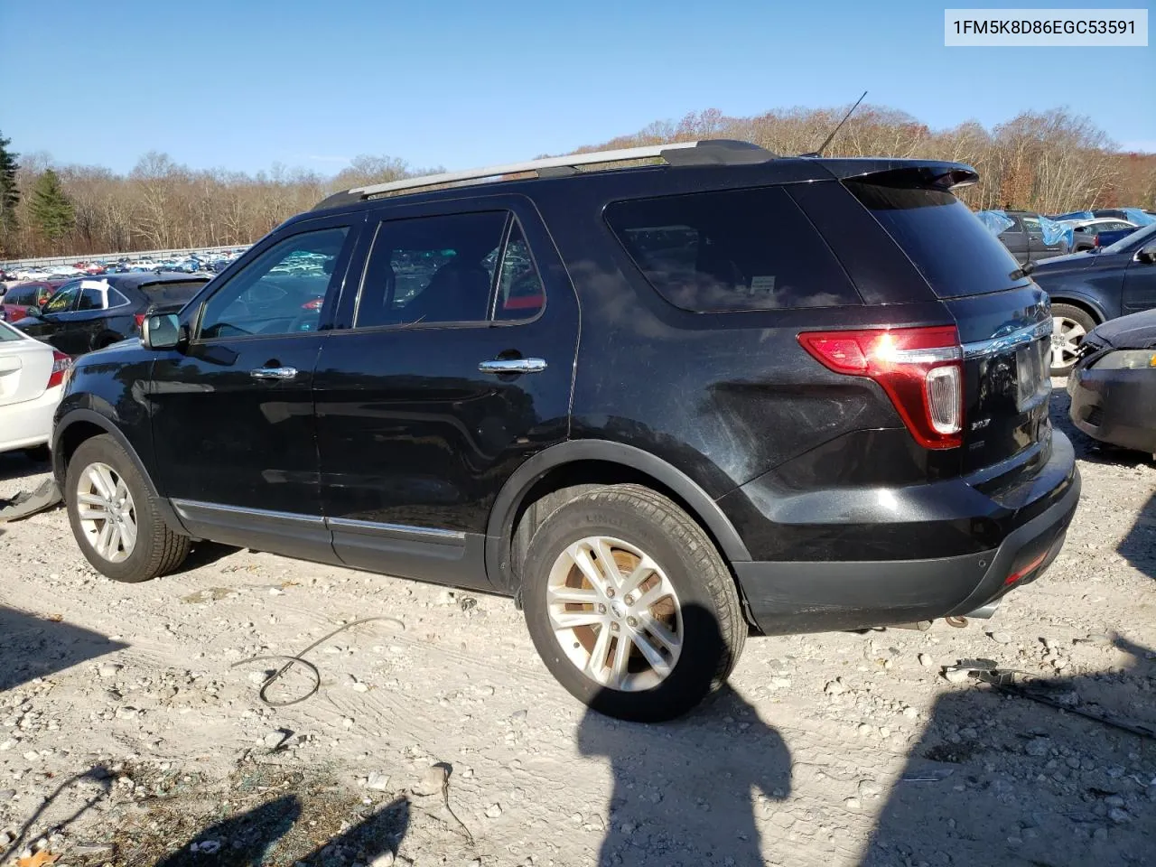 2014 Ford Explorer Xlt VIN: 1FM5K8D86EGC53591 Lot: 79334274