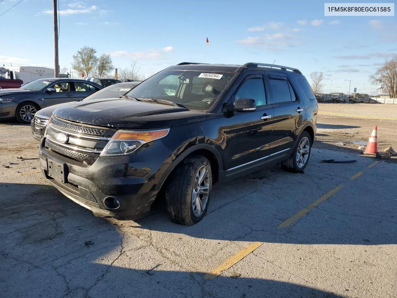 2014 Ford Explorer Limited VIN: 1FM5K8F80EGC61585 Lot: 79650264