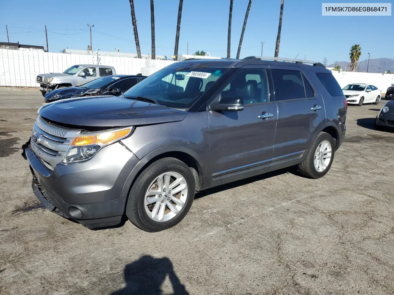 2014 Ford Explorer Xlt VIN: 1FM5K7D86EGB68471 Lot: 79659004