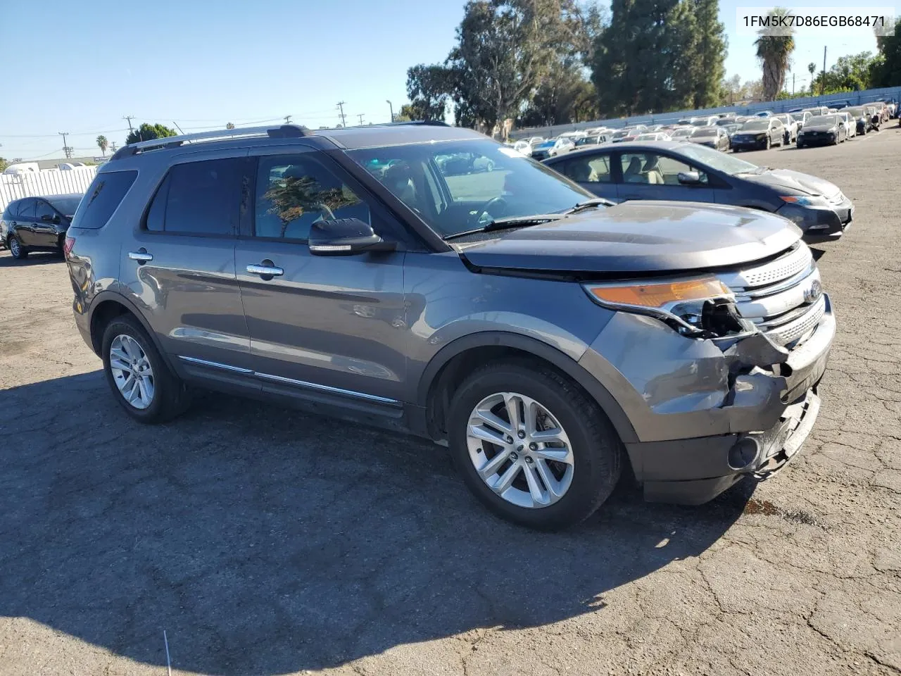 2014 Ford Explorer Xlt VIN: 1FM5K7D86EGB68471 Lot: 79659004