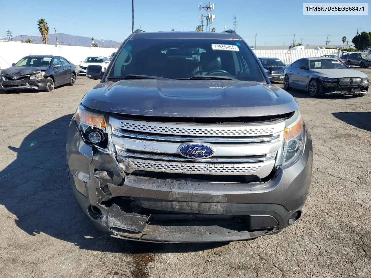 2014 Ford Explorer Xlt VIN: 1FM5K7D86EGB68471 Lot: 79659004