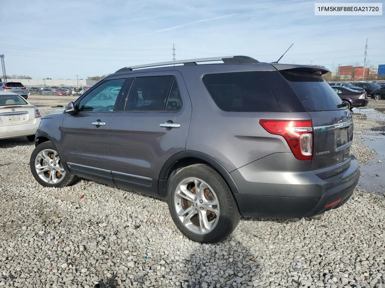 2014 Ford Explorer Limited VIN: 1FM5K8F88EGA21720 Lot: 80252454