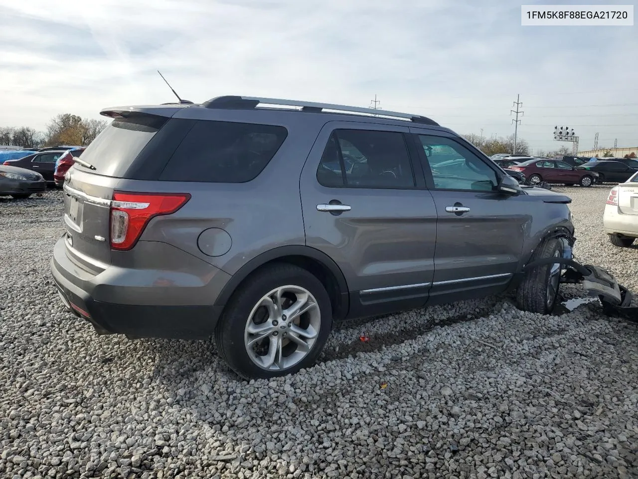 2014 Ford Explorer Limited VIN: 1FM5K8F88EGA21720 Lot: 80252454