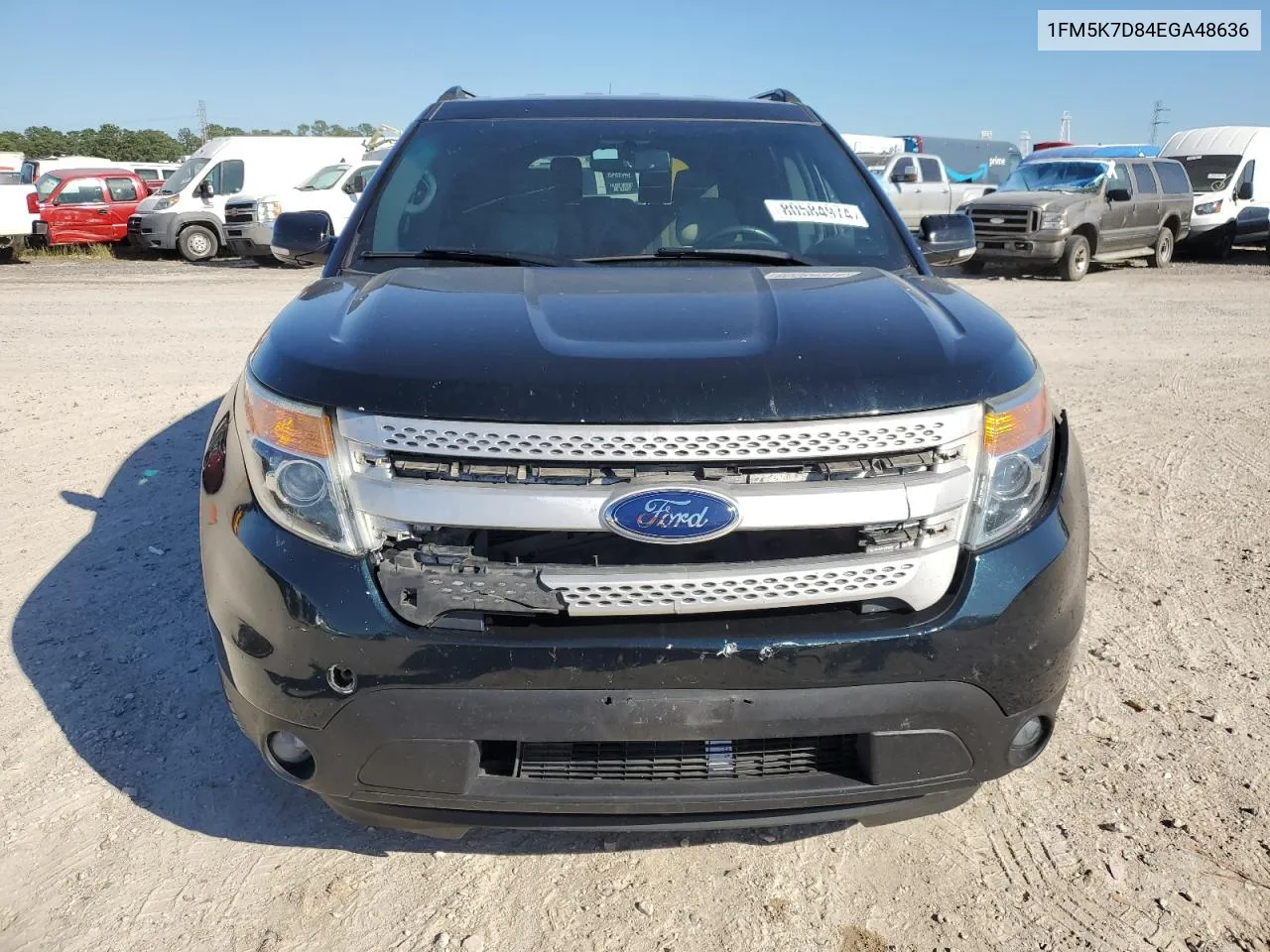 2014 Ford Explorer Xlt VIN: 1FM5K7D84EGA48636 Lot: 80584974