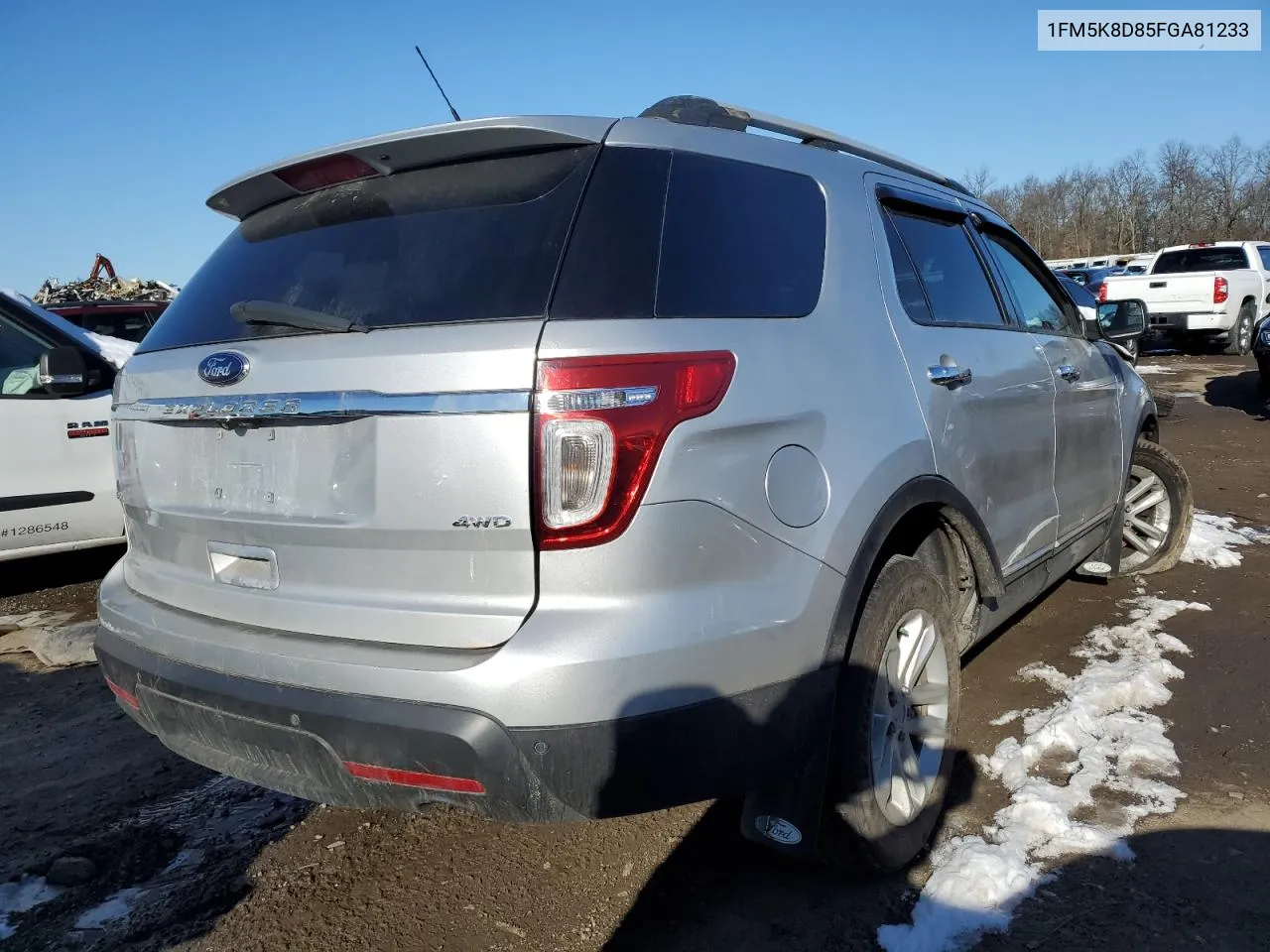 2015 Ford Explorer Xlt VIN: 1FM5K8D85FGA81233 Lot: 43266724