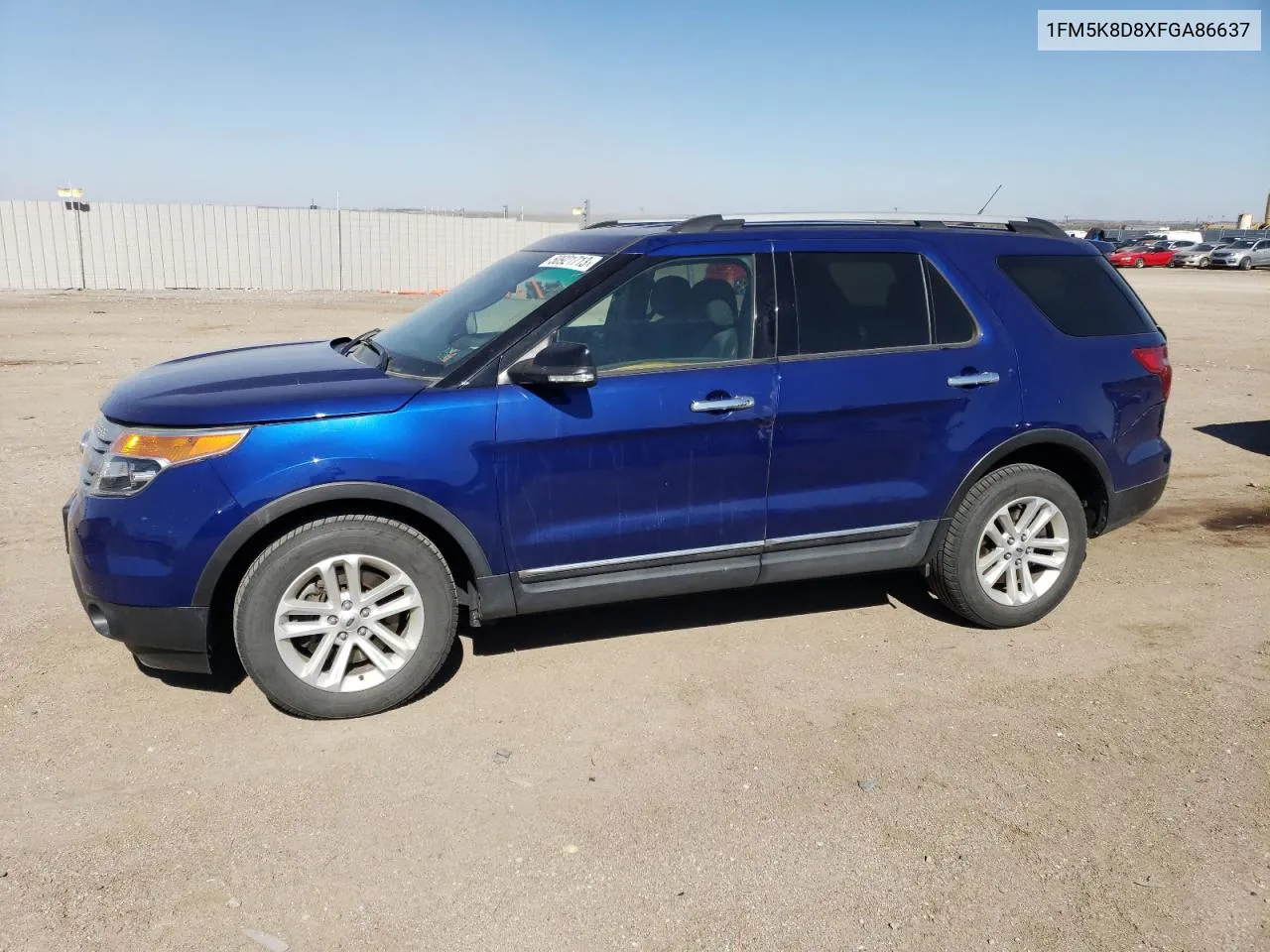 2015 Ford Explorer Xlt VIN: 1FM5K8D8XFGA86637 Lot: 50921713