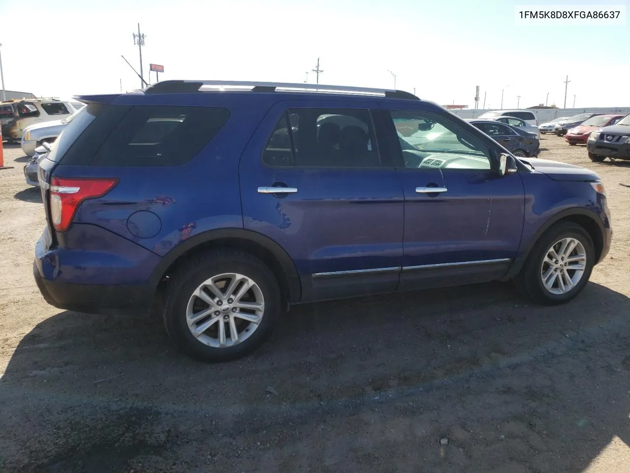 2015 Ford Explorer Xlt VIN: 1FM5K8D8XFGA86637 Lot: 50921713