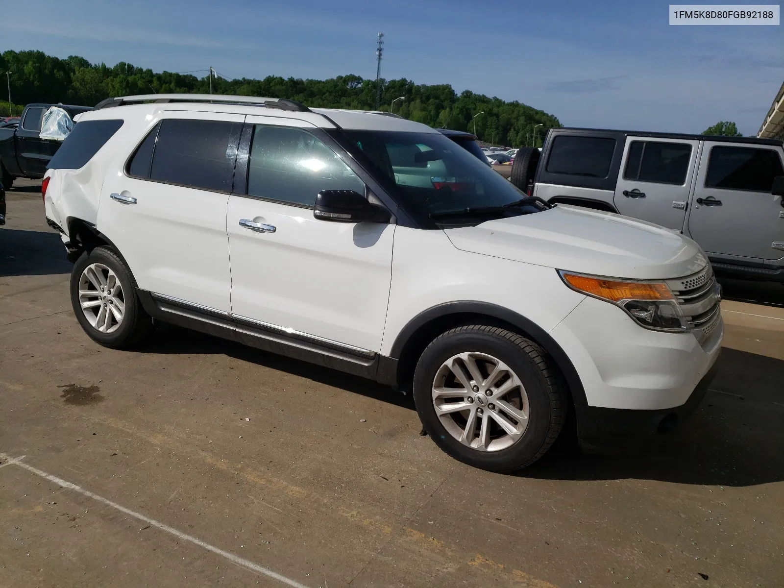 2015 Ford Explorer Xlt VIN: 1FM5K8D80FGB92188 Lot: 52544644