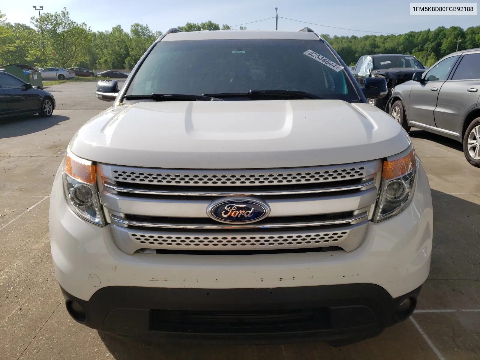 2015 Ford Explorer Xlt VIN: 1FM5K8D80FGB92188 Lot: 52544644