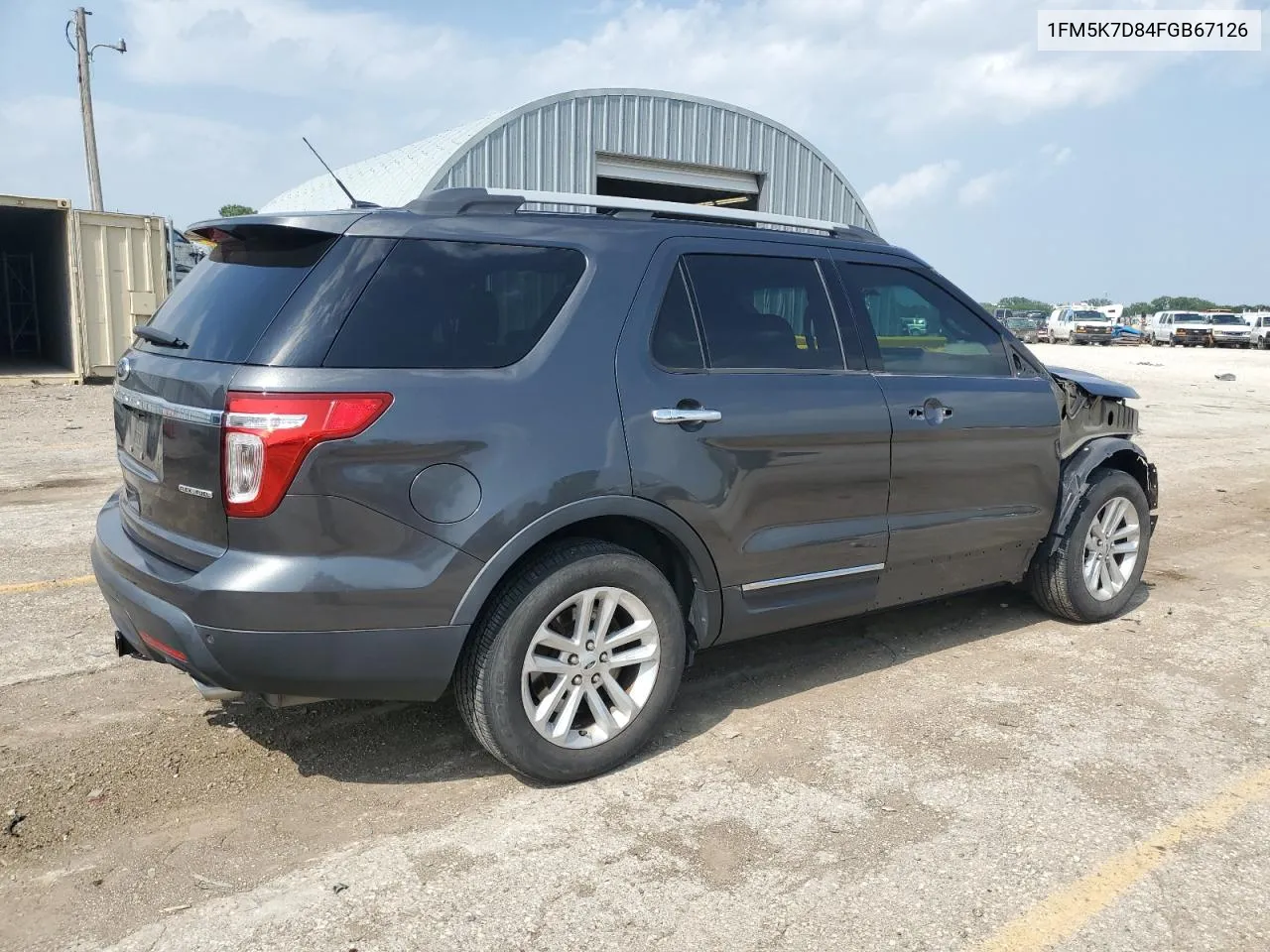 2015 Ford Explorer Xlt VIN: 1FM5K7D84FGB67126 Lot: 52745744