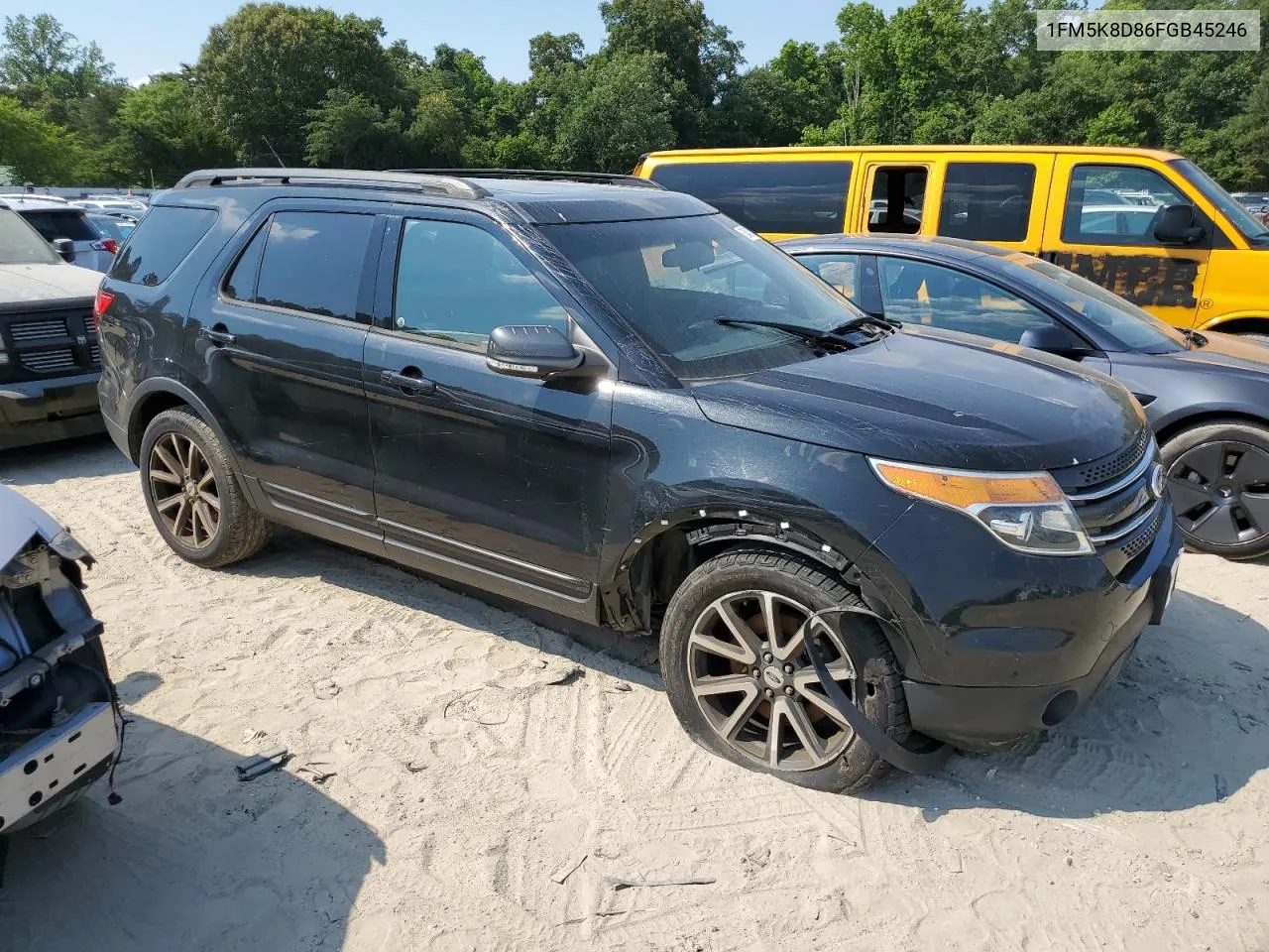 1FM5K8D86FGB45246 2015 Ford Explorer Xlt