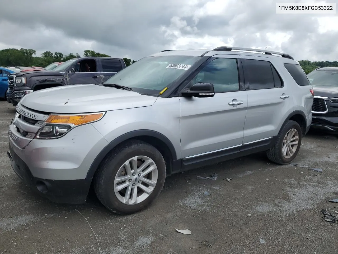 2015 Ford Explorer Xlt VIN: 1FM5K8D8XFGC53322 Lot: 53503744