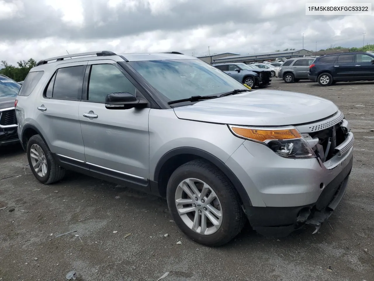 2015 Ford Explorer Xlt VIN: 1FM5K8D8XFGC53322 Lot: 53503744