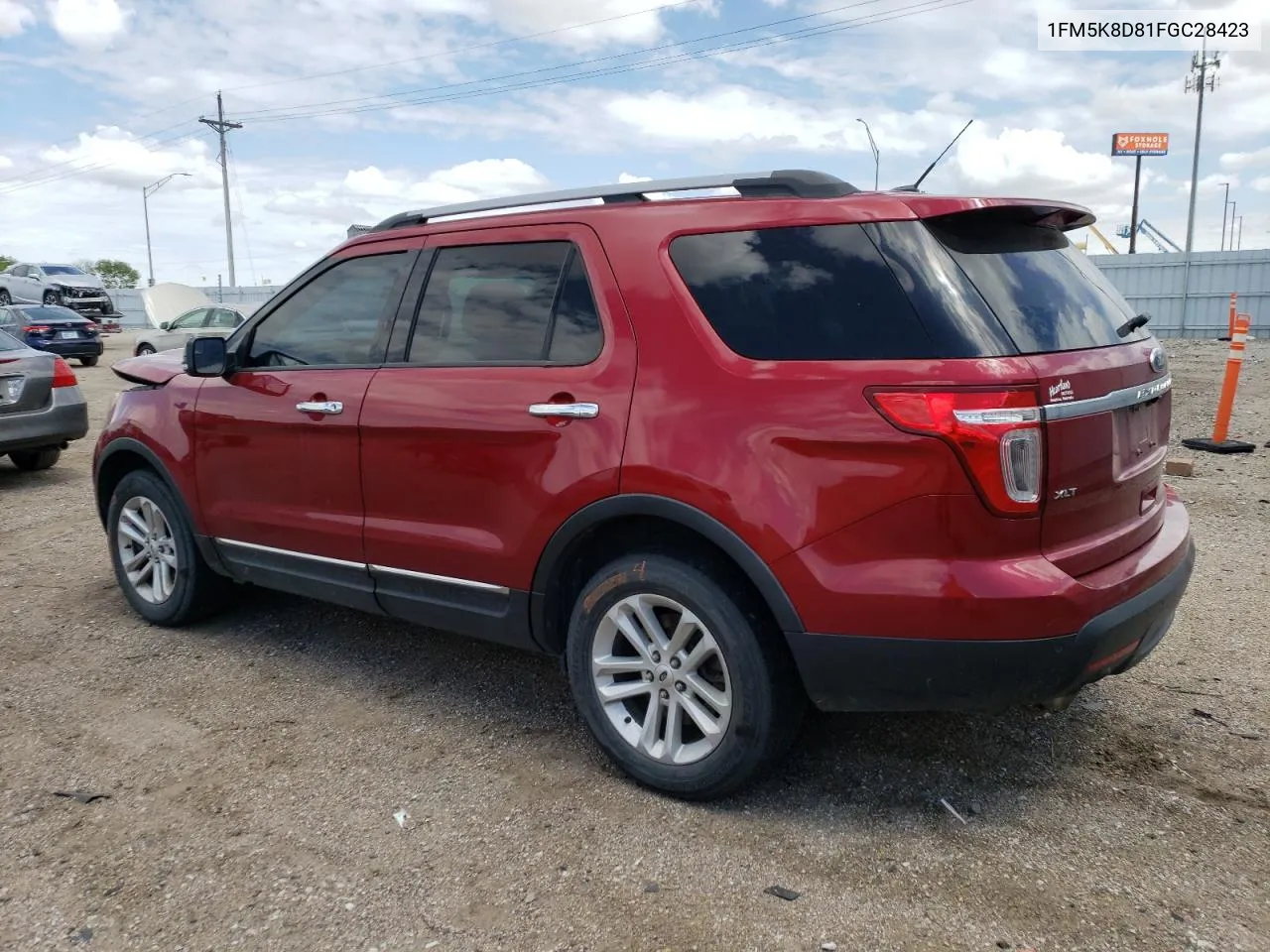 2015 Ford Explorer Xlt VIN: 1FM5K8D81FGC28423 Lot: 54181314