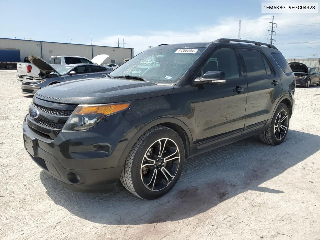 2015 Ford Explorer Sport VIN: 1FM5K8GT9FGC04323 Lot: 54399094