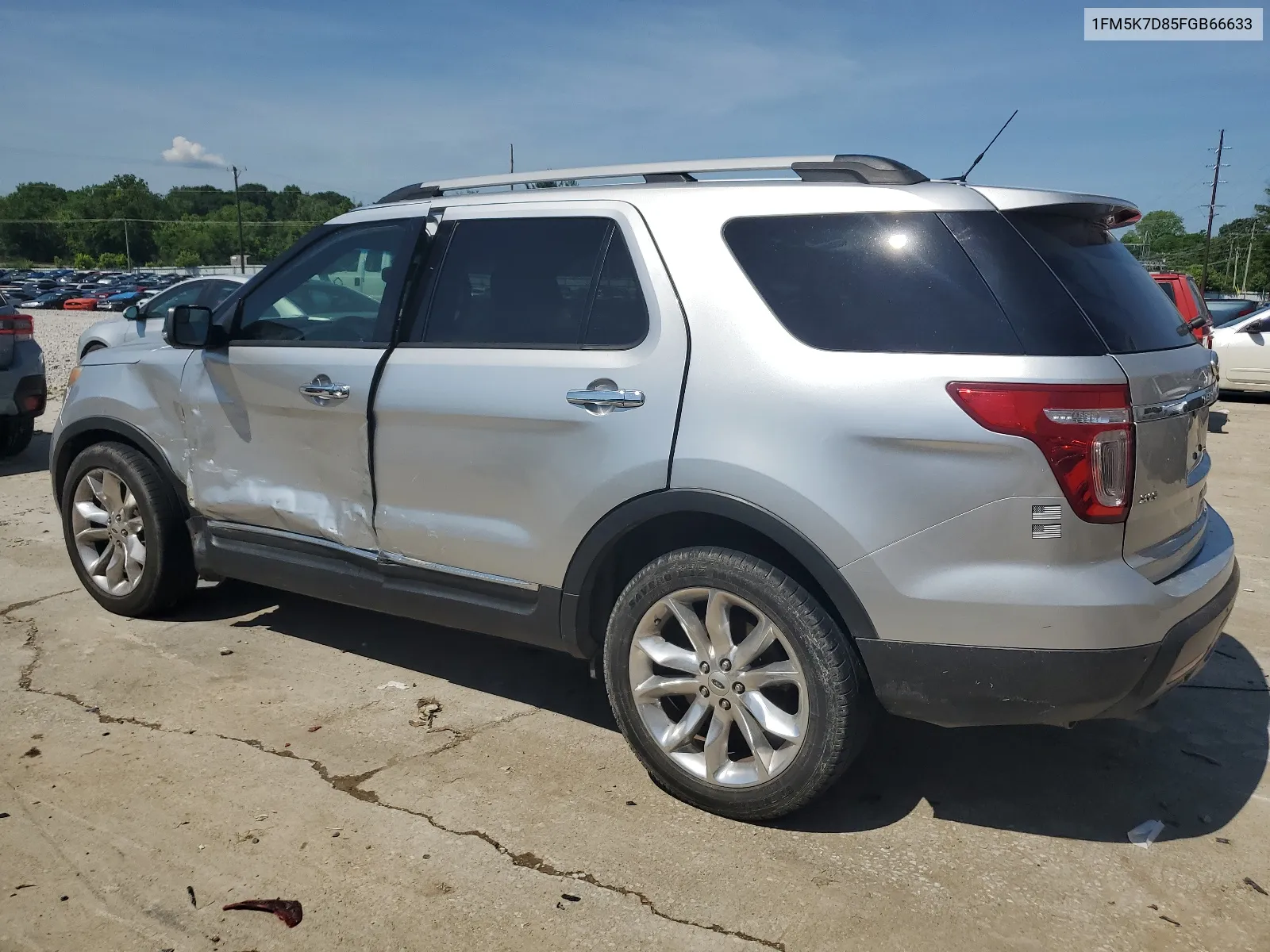 2015 Ford Explorer Xlt VIN: 1FM5K7D85FGB66633 Lot: 55170164