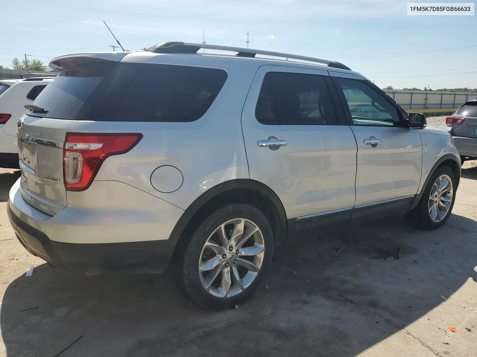 2015 Ford Explorer Xlt VIN: 1FM5K7D85FGB66633 Lot: 55170164