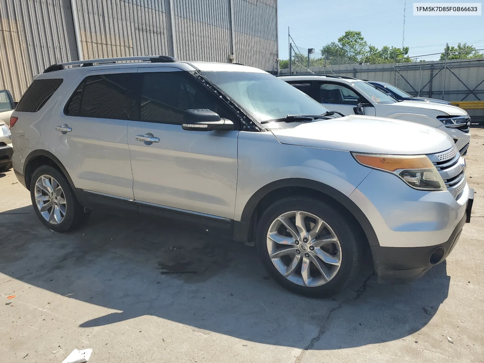 2015 Ford Explorer Xlt VIN: 1FM5K7D85FGB66633 Lot: 55170164