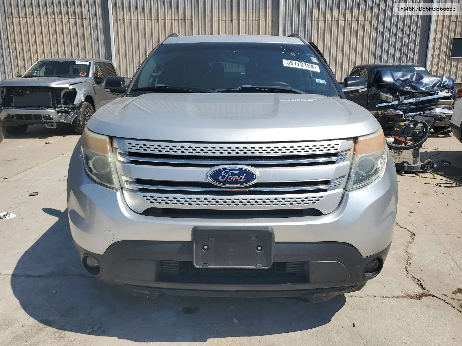 2015 Ford Explorer Xlt VIN: 1FM5K7D85FGB66633 Lot: 55170164