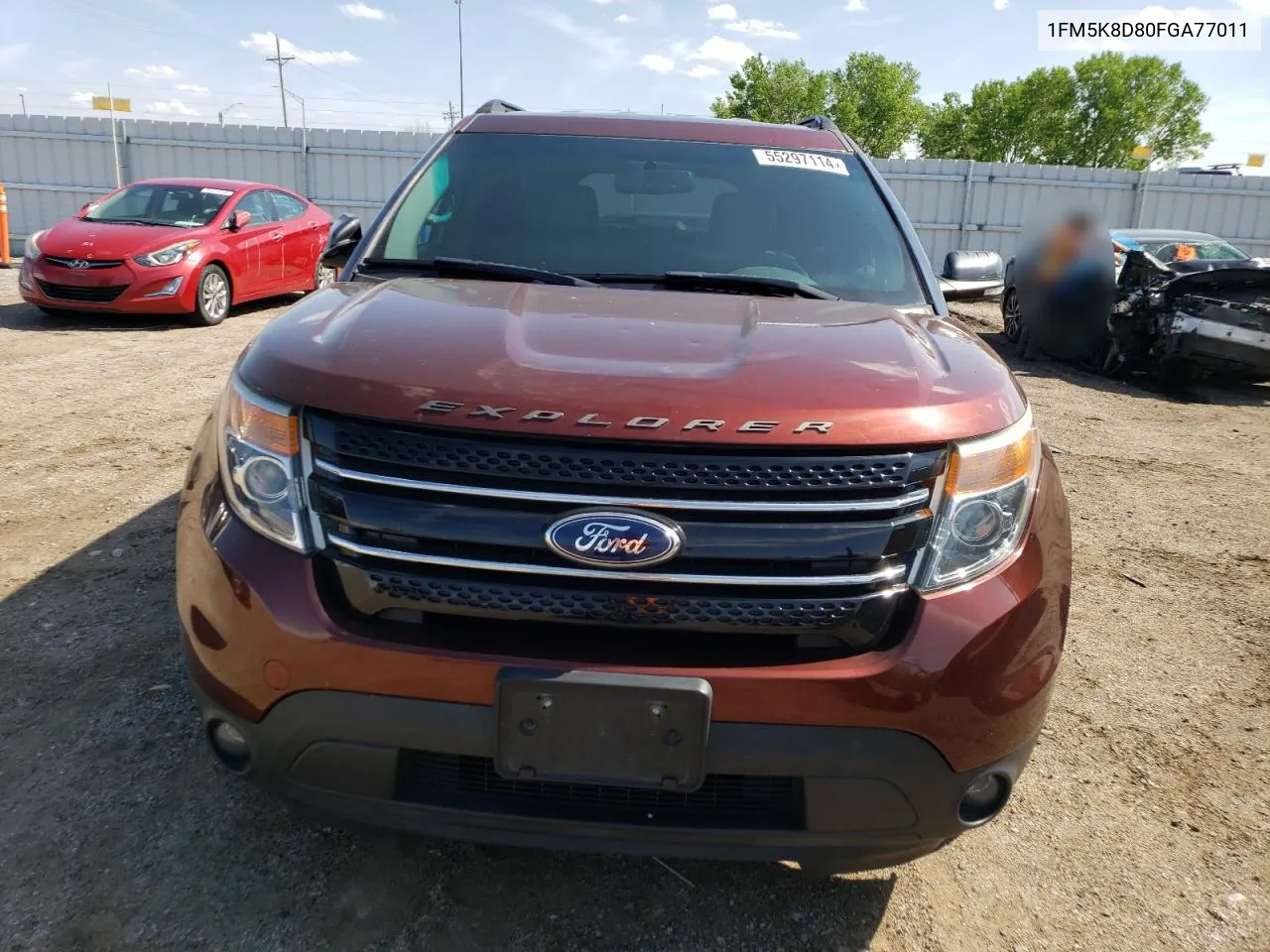 1FM5K8D80FGA77011 2015 Ford Explorer Xlt