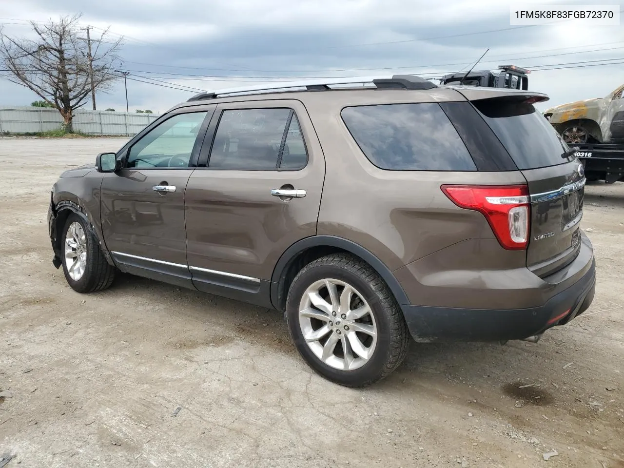 2015 Ford Explorer Limited VIN: 1FM5K8F83FGB72370 Lot: 55643404