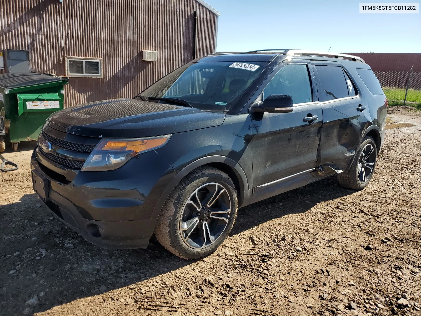 2015 Ford Explorer Sport VIN: 1FM5K8GT5FGB11282 Lot: 55709204