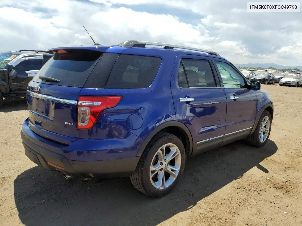 2015 Ford Explorer Limited VIN: 1FM5K8F8XFGC49798 Lot: 57033924