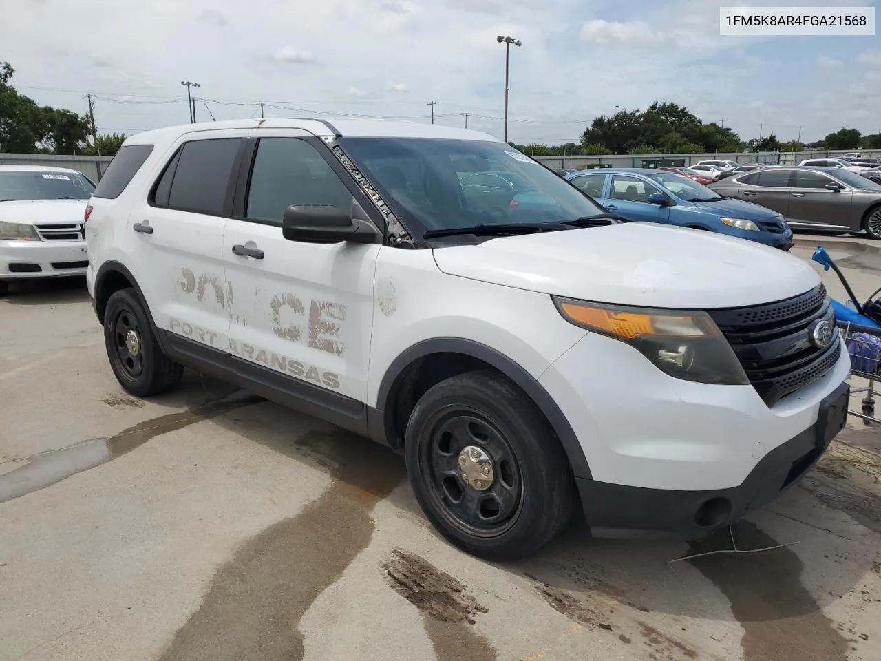 2015 Ford Explorer Police Interceptor VIN: 1FM5K8AR4FGA21568 Lot: 57331484