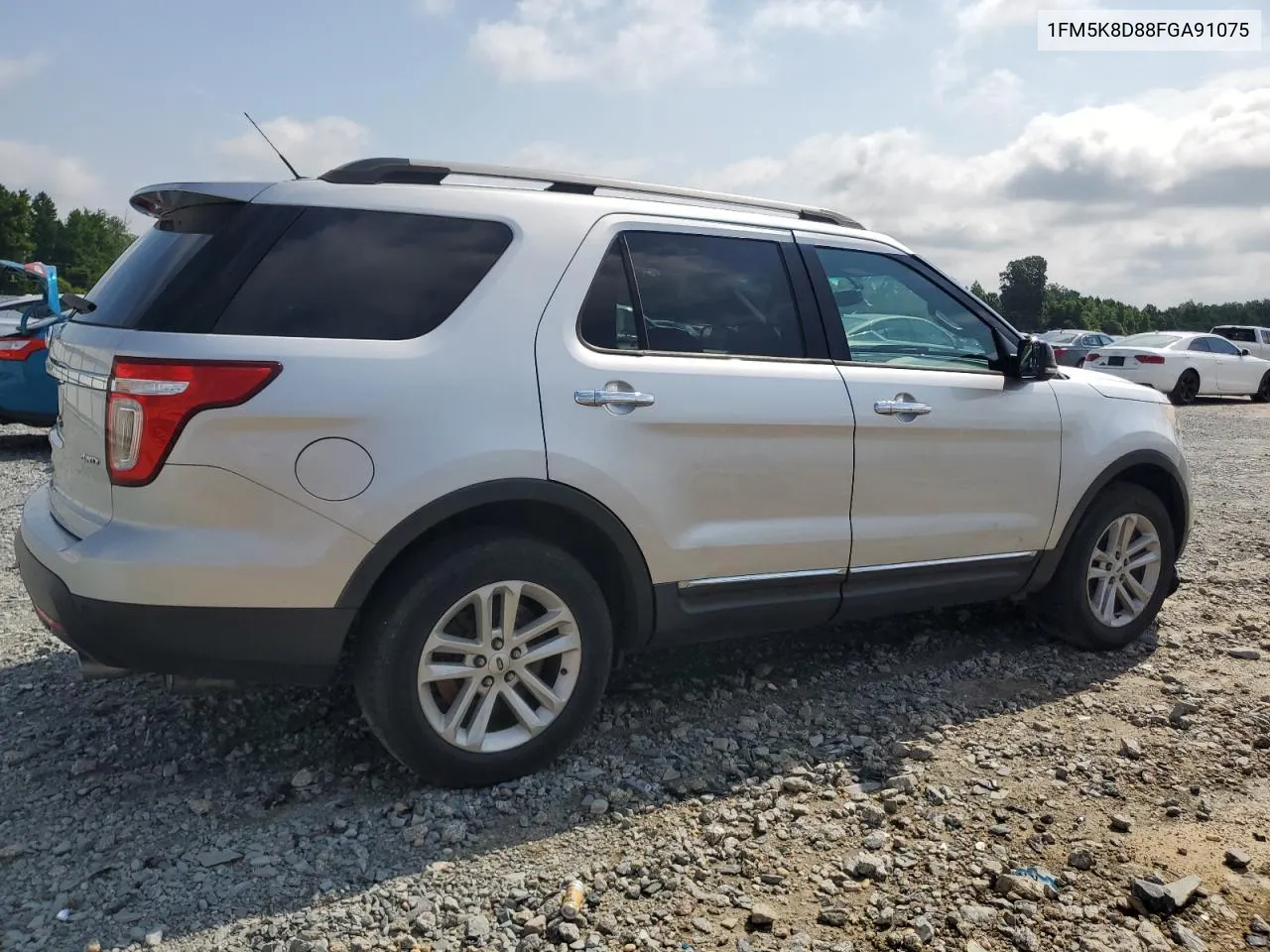 1FM5K8D88FGA91075 2015 Ford Explorer Xlt