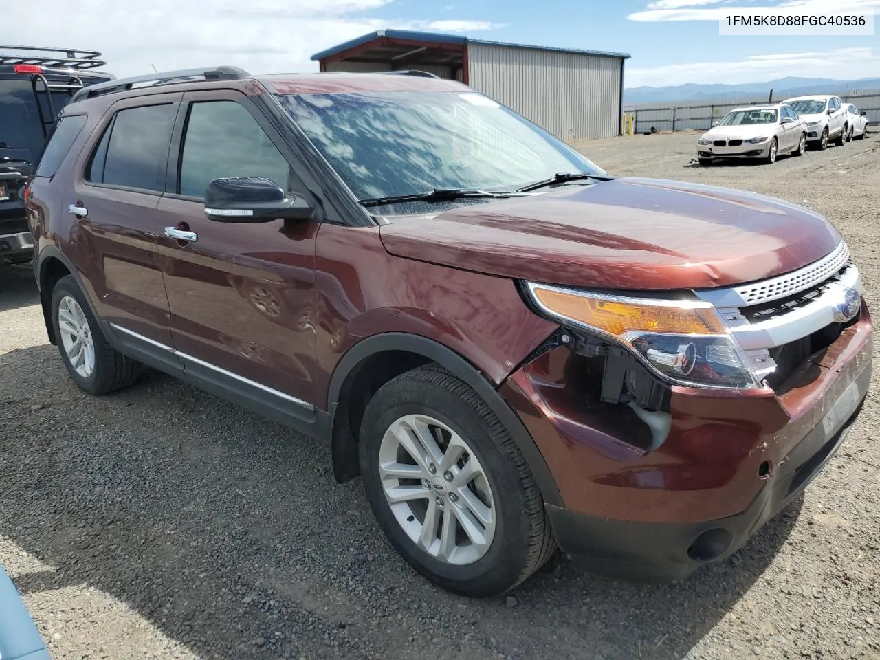 1FM5K8D88FGC40536 2015 Ford Explorer Xlt