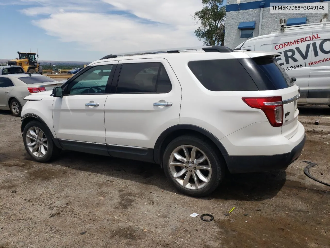 2015 Ford Explorer Xlt VIN: 1FM5K7D88FGC49148 Lot: 58508534