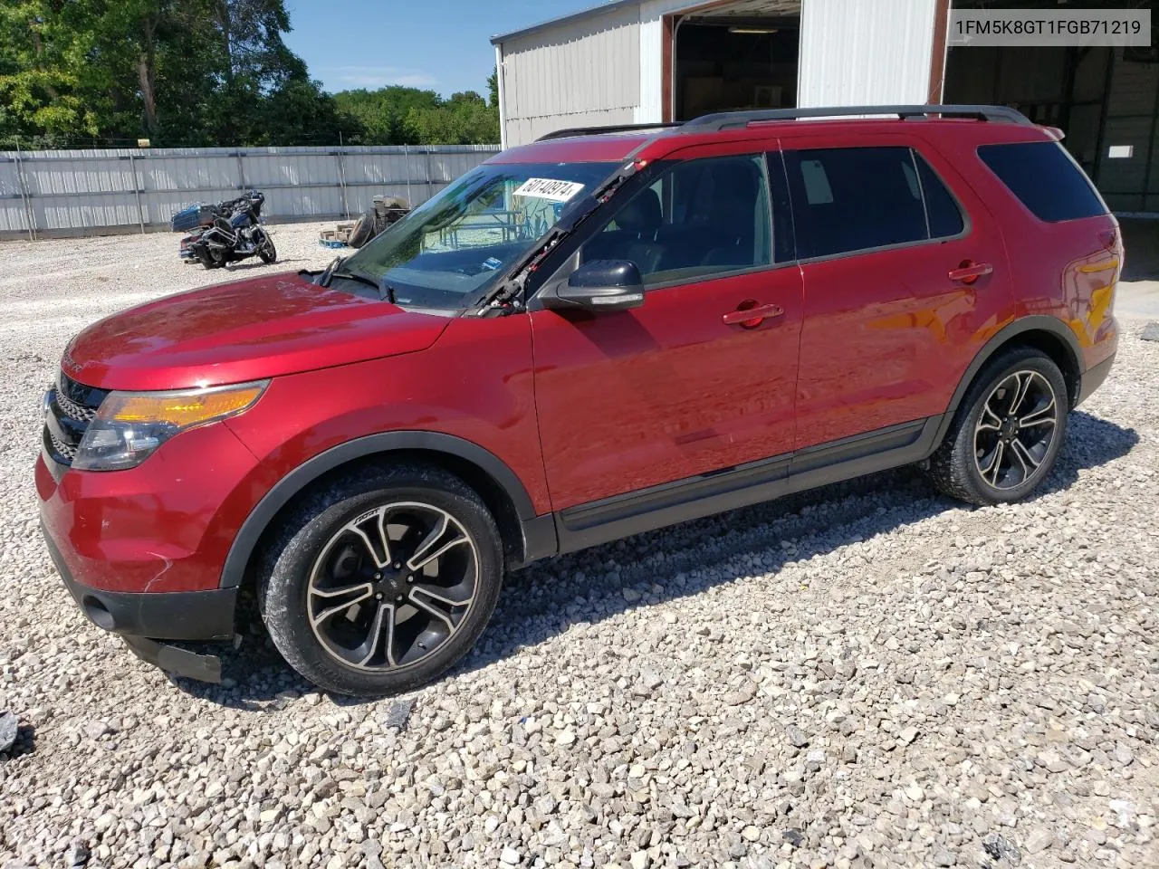 2015 Ford Explorer Sport VIN: 1FM5K8GT1FGB71219 Lot: 60140974