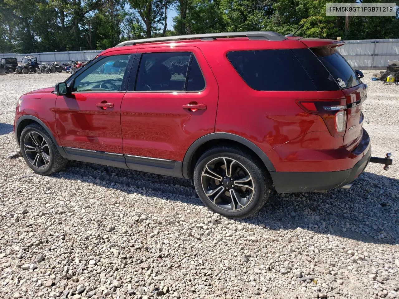 2015 Ford Explorer Sport VIN: 1FM5K8GT1FGB71219 Lot: 60140974