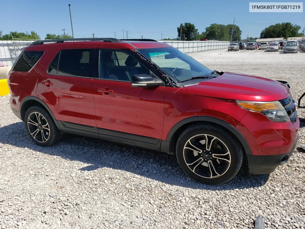 2015 Ford Explorer Sport VIN: 1FM5K8GT1FGB71219 Lot: 60140974