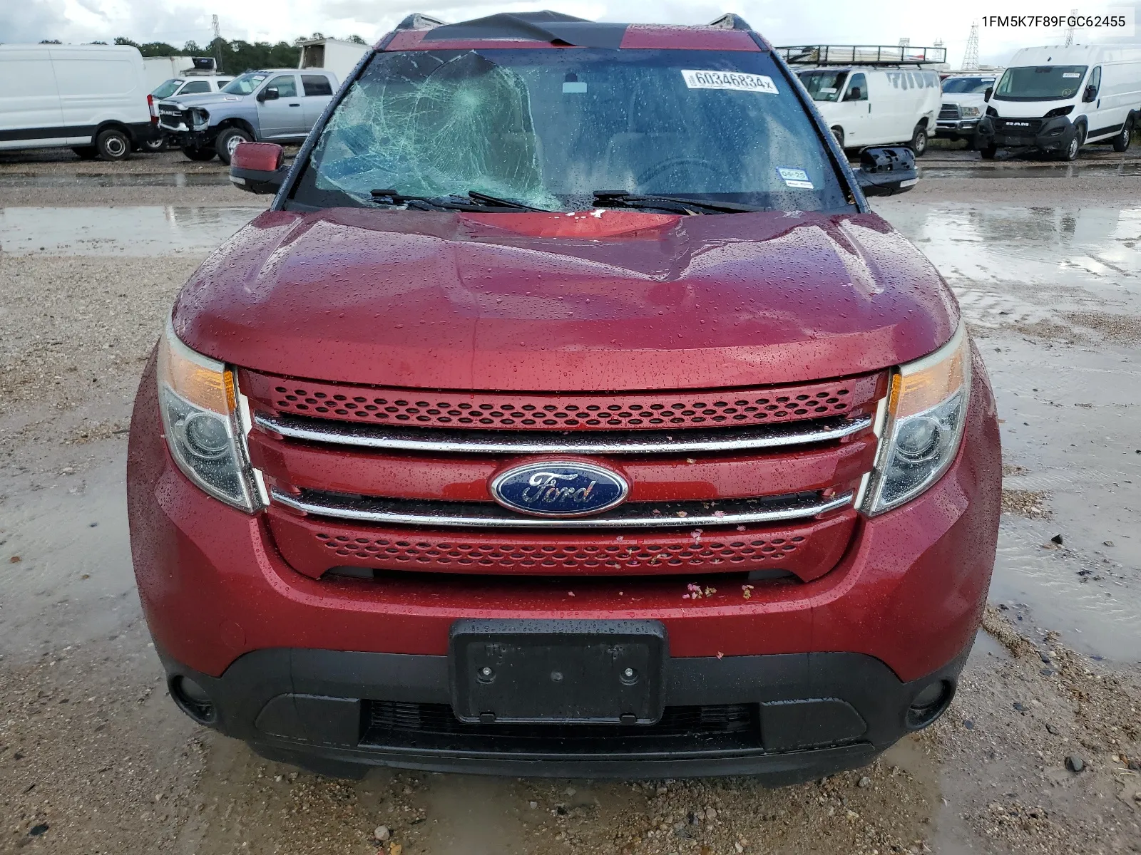 1FM5K7F89FGC62455 2015 Ford Explorer Limited