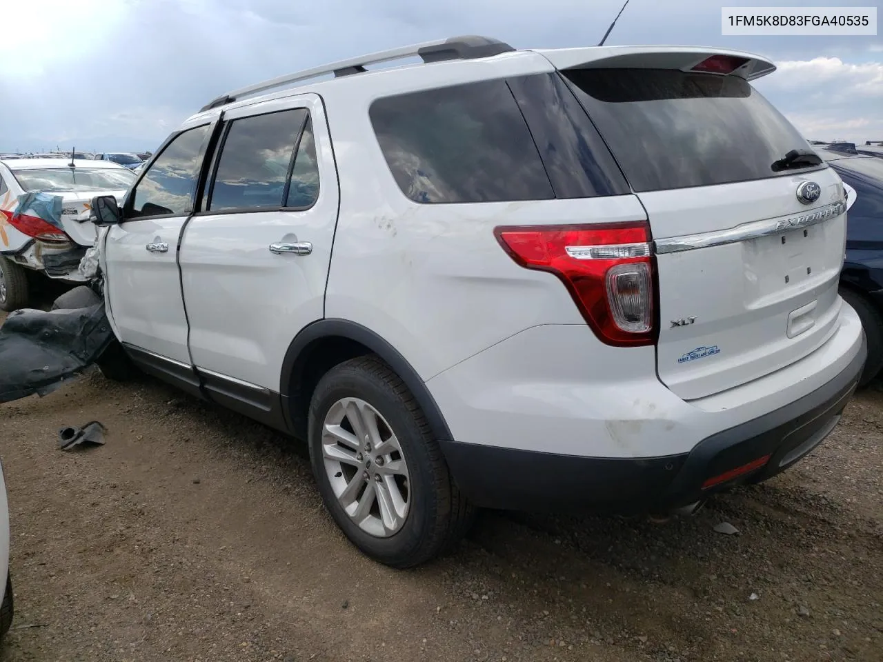 1FM5K8D83FGA40535 2015 Ford Explorer Xlt