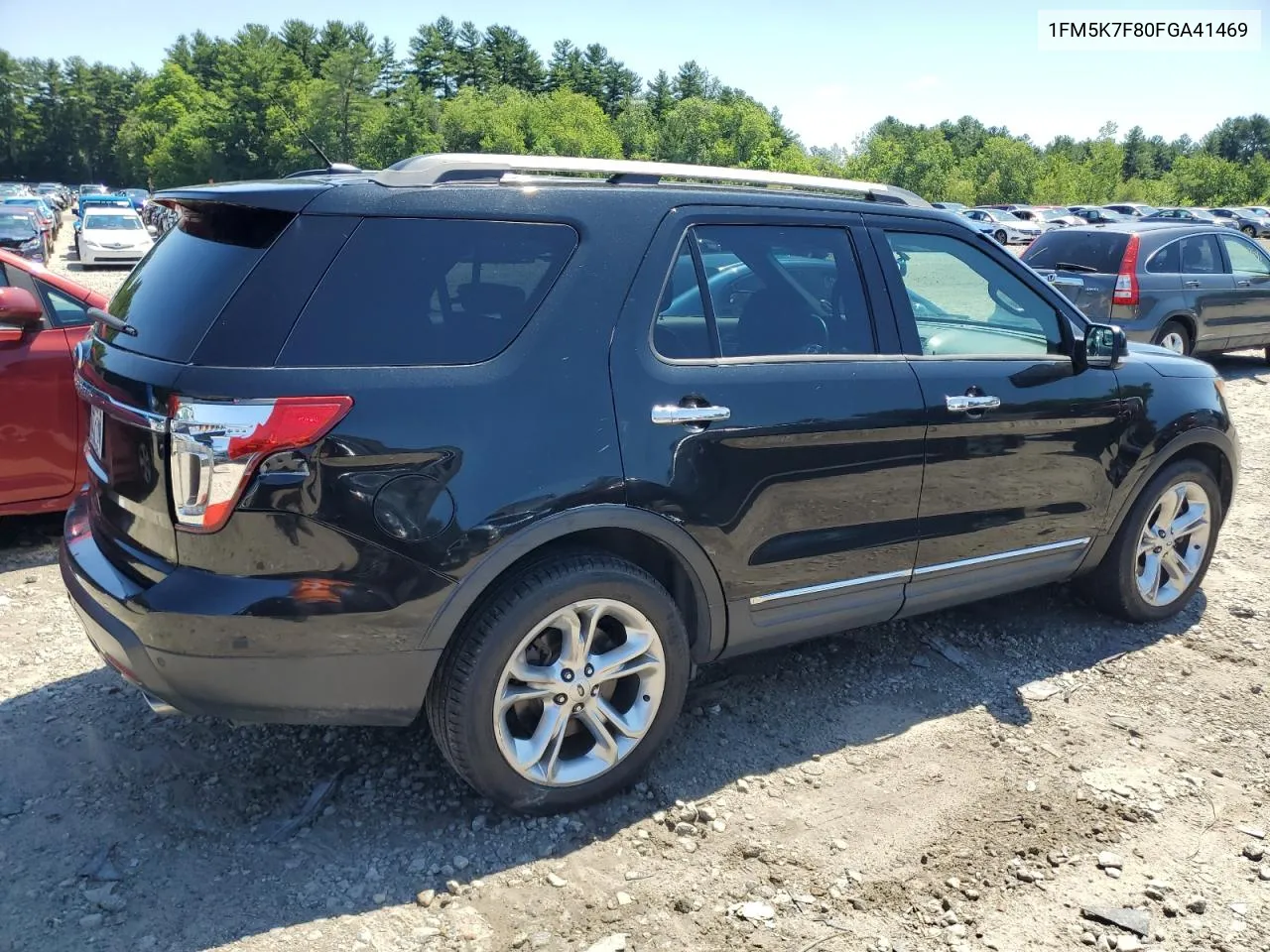 2015 Ford Explorer Limited VIN: 1FM5K7F80FGA41469 Lot: 60631664