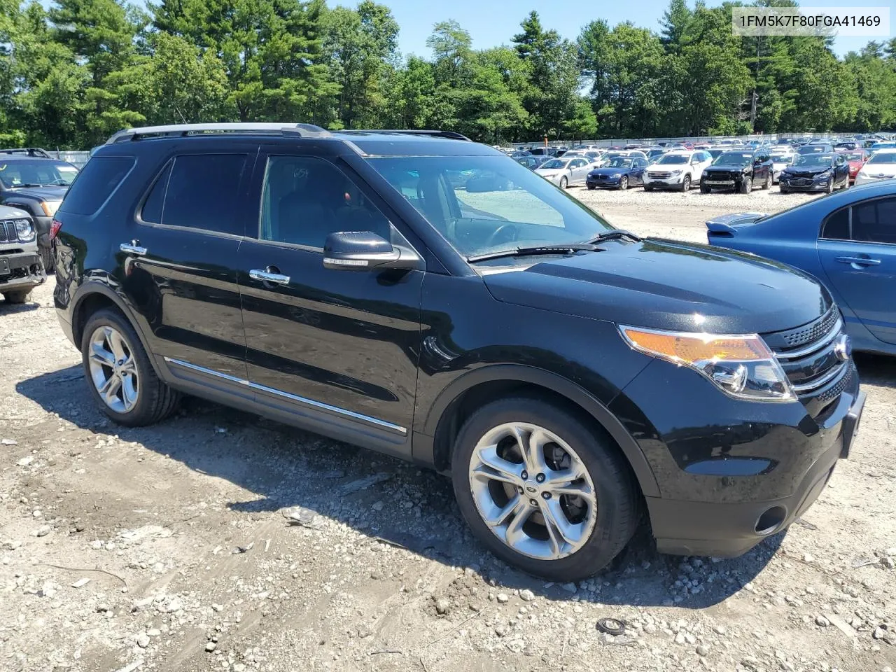 2015 Ford Explorer Limited VIN: 1FM5K7F80FGA41469 Lot: 60631664