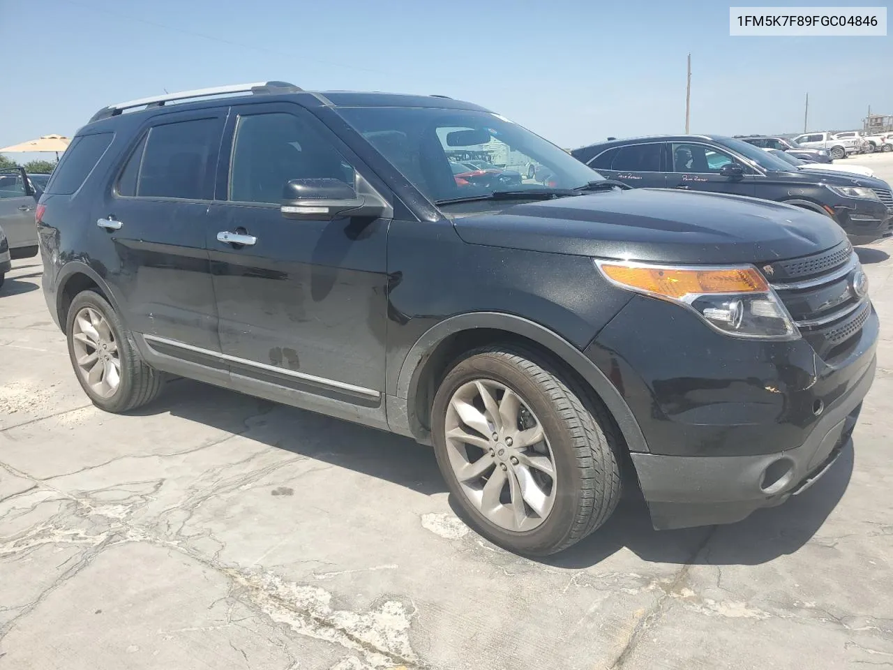 2015 Ford Explorer Limited VIN: 1FM5K7F89FGC04846 Lot: 61571074