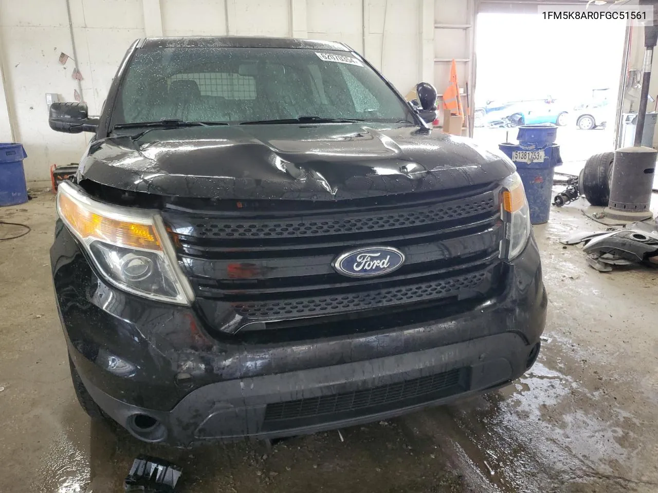 2015 Ford Explorer Police Interceptor VIN: 1FM5K8AR0FGC51561 Lot: 62070354